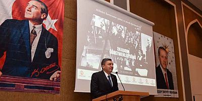 Vali Şahin: Sizler Atatürk'ün yolunda giden öğretmenlersiniz