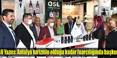 Vali Yazıcı: Antalya turizmin olduğu kadar fuarcılığında başkenti