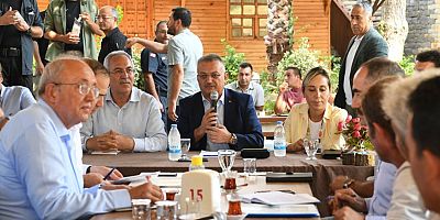 Vali Yazıcı Beşkonak muhtarlarıyla buluştu