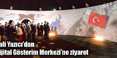 Vali Yazıcı'dan Dijital Gösterim Merkezi'ne ziyaret