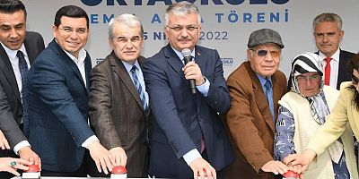 Vali Yazıcı, Kübra-Mümün Soydal Ortaokulu'nun temel atma törenine katıldı