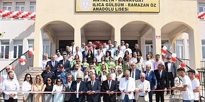 Vali Yazıcı Manavgat'ta 3 okulun açılışını gerçekleştirdi