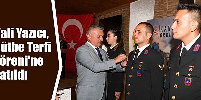 Vali Yazıcı, Rütbe Terfi Töreni'ne katıldı