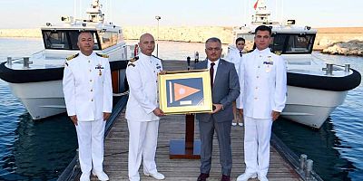 Vali Yazıcı, Sahil Güvenlik Devir Teslim Töreni'ne katıldı