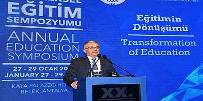 Vali Yazıcı ve Bakan Özer, 20'inci Geleneksel Eğitim Sempozyumu'na katıldı