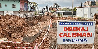 Varsak Demirel’in su taşkını sorunu çözülüyor