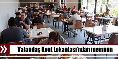 Vatandaş Kent Lokantası’ndan memnun