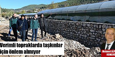 Verimli Topraklarda Taşkınlar İçin Önlem Alınıyor