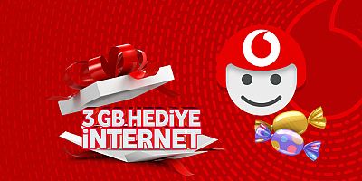 Vodafone'dan bayramda 3 GB internet hediyesi