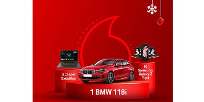 Vodafone'dan faturasız müşteriler için yeni yıl çekiliş kampanyası