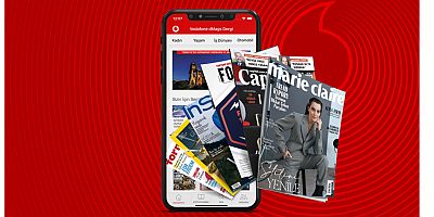 Vodafone'dan tüm müşterilerine ücretsiz dijital dergi okuma fırsatı