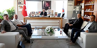 Yalçın’dan Başkan Topaloğlu’na nezaket ziyareti 