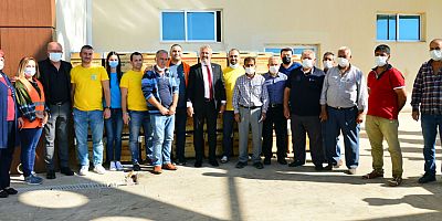 Yangınzede arıcılara kovan desteği