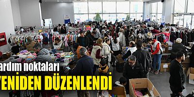 Yardım noktaları yeniden düzenlendi