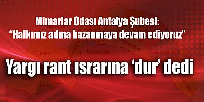 Yargı rant ısrarına ‘dur’ dedi