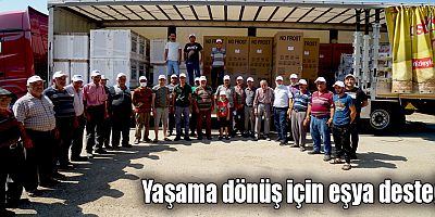Yaşama dönüş için eşya desteği