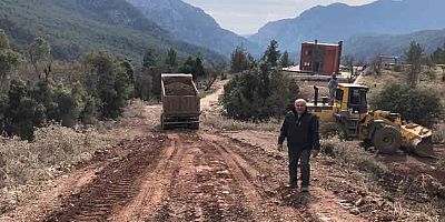Yayla yollarında bakım çalışmaları