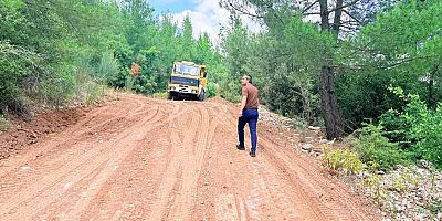 Yayla yollarında bakım çalışmaları 