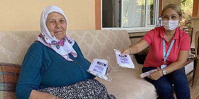 Yaylalarda maske dağıtımı devam ediyor
