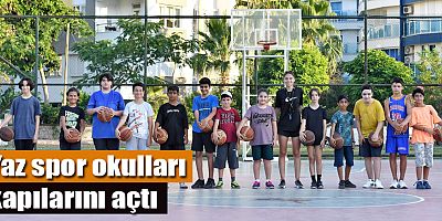 Yaz spor okulları kapılarını açtı
