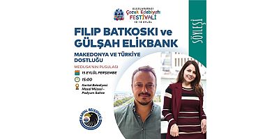Yazar Gülşah Elikbank ile Yayımcı Filip Batkoski Makedonya'da çok okunan 