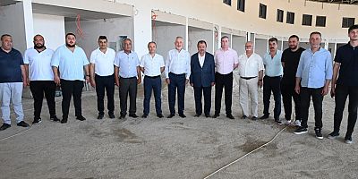 Yazıhane sahipleri yeni otogardaki çalışmaları inceledi