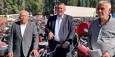 Yediemin deposunda araçlar çürüyor