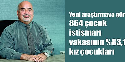 “Yeni araştırmaya göre 864 çocuk istismarı vakasının %83,1’i kız çocukları”