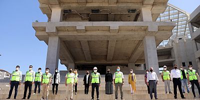 Yeni Belediye hizmet binası inşaatında çalışmalar hızlandı