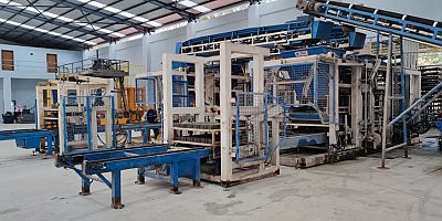 Yeni beton fabrikası üretime geçti