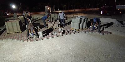 Yeni desen kilit taşı ilk olarak 2324 sokağa uygulandı