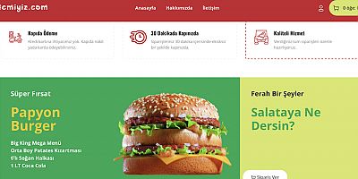 Yeni online yemek sipariş sitesi Acmiyiz.com yayında