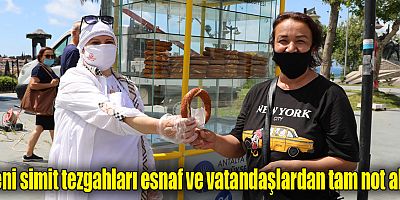 Yeni simit tezgahları Antalya’ya çok yakıştı