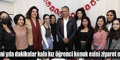 Yeni yıla dakikalar kala kız öğrenci konuk evini ziyaret etti