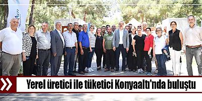 Yerel üretici ile tüketici Konyaaltı'nda buluştu