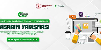 Yeşilay'dan sağlıklı ve aktif kampüsler için tasarım yarışması
