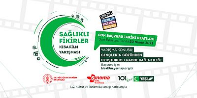 Yeşilay’ın Sağlıklı Fikirler Kısa Film Yarışması’nın son başvuru tarihi 30 Nisan’a uzatıldı