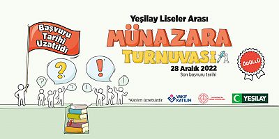 Yeşilay Liseler Arası Münazara Turnuvası başlıyor!