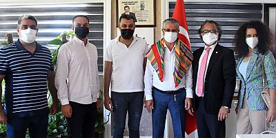 YÖRSİAD Başkanı Ege, Kemer Belediyesi'ni ziyaret etti