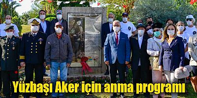 Yüzbaşı Aker için anma programı
