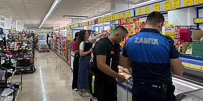 Zabıta’dan marketlerde denetim