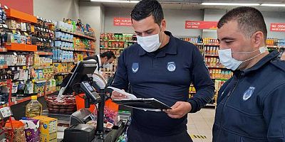 Zabıta ekiplerinden marketlerde KDV indirimi denetimi