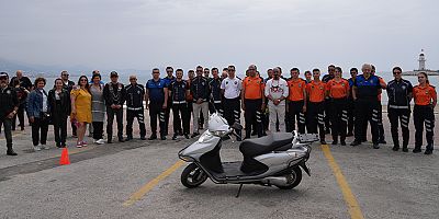 Zabıta personeline güvenli sürüş eğitimi