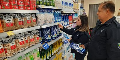 Zabıtadan marketlerde etiket denetimi