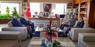 Zeydanlı'dan Başkan Topaloğlu'na ziyaret