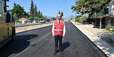 Zeytin Dalı Caddesi sıcak asfalta kavuştu