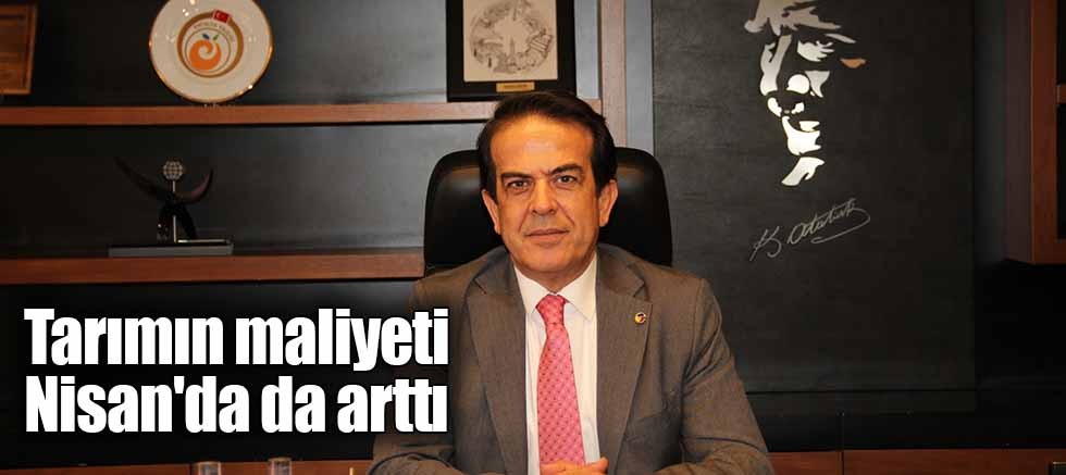 Tarımın maliyeti Nisan'da da arttı