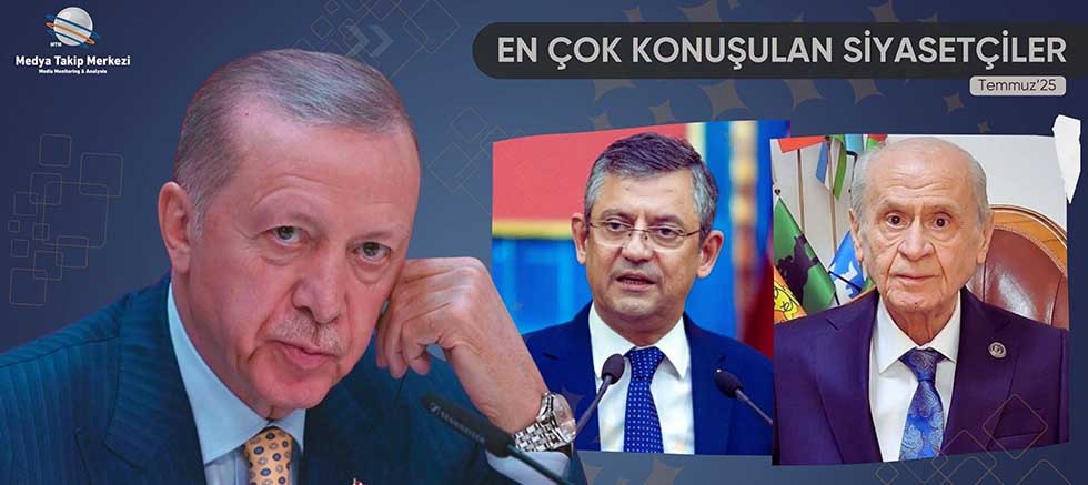 Temmuz 2025’te En Çok Konuşulan Siyasetçiler