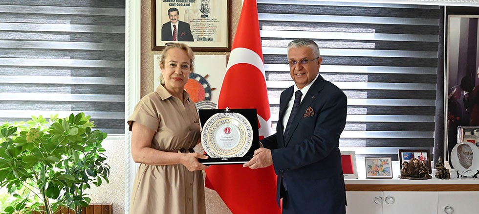 TKB Kemer Şube Başkanı Akdağ'dan Başkan Topaloğlu'na ziyaret 