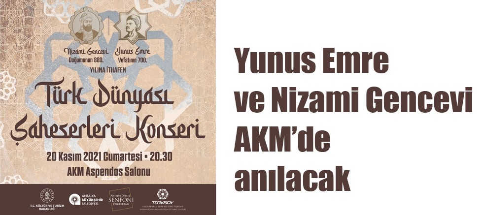 Türk Dünyası Şaheserleri Konserleri Antalya’da
